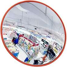 1PC Acrylic Convex Mirror, 360° Wide Angle HD Garage Blind Spot Safety Mirror - Waterproof And Anti-Fouling, Indoor/Outdoor Use, High-Resolution Concave Design, Suitable For Home, Stores, Parking Lots, Warehouses And Offices - Square Mount Portable Plastic Convex Anti-Theft Mirror Mirror Traffic School Community - Multicolor - View 9