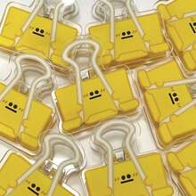 10pcs Colorful Cartoon Acrylic Clips, Office Supplies File Organizer, Creative Double-Sided Memo Holder, Fun File Organizer Clips, Cute Clips, Sticker Holder Clips, Christmas Holiday Gifts, Daily Storage Clips, Christmas Holiday Packaging Decor, Bag Sealing Clips