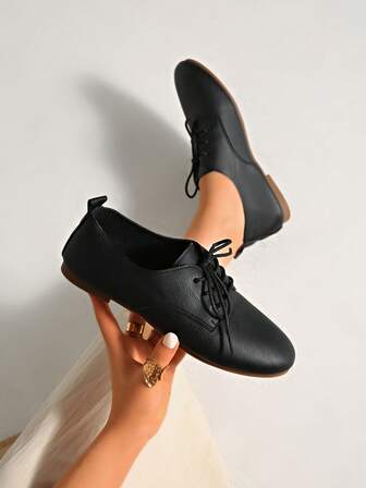 0.5 Size Smaller New Spring/Summer/Autumn Soft Comfortable Lightweight Low Heel Ballerina Flats, Fashion Work Shoes For Women, Red, Black, Burgundy, Casual Sneakers, Closed Toe Mary Jane Lolita Shoes, Ballet Flats