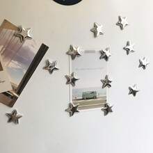 5pcs/8pcs/10pcs/15pcs Cute Cartoon Star Fridge Magnets - Vibrant Floral And Nature Designs, Plastic Round Stickers For Kitchen, Office And Home Decor, Ideal Holiday Gifts, Office Decoration | Playful Star Designs | Colorful Magnets, Magnetic Decorations - Multicolor - View 7