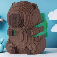 3000 块水豚河豚积木玩具 - 具有挑战性的拼图组装与互锁夹 - 创意手工 DIY 积木 - 3D 模型 - 圣诞礼物 - 万圣节礼物 - 彩色 - 查看 7