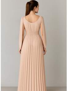 Women Dresses - Beige - View 2