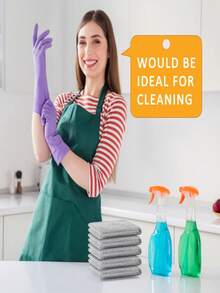 Magic Cleaning Cloth, Thickened Double-Sided Metal Wire Cloth, Kitchen Dishwashing Utensil Wiping Cloth, Cleaning Tool, Ultra-Fine Fiber Steel Wire Soap Pad - Double-Sided Kitchen Washer, Suitable For Tableware And Cookware, Non Scratch Steel Wire Wiping - Easy To Remove Grease, Dirt And Dust - Reusable And Washable