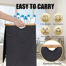 1pc Bottle Collector with 1 Bag, Foldable Storage Basket, Toy Organizer, Recycling Bin, Multi-Functional Laundry Hamper or Indoor Trash Can, Suitable for Kitchen, Bedroom, Laundry Room, Hotel, Office, Gift