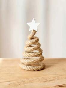 1 قطعة ديكور عيد الميلاد بطراز جديد، شجرة عيد الميلاد الخشبية الإسكندنافية الإبداعية، ديكور مكتبي مناسب لجميع فصول السنة