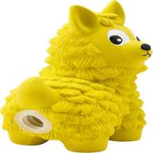 Outward Hound Tootiez Sheep Grunting Latex Rubber Dog Toy, Small - MàuE - Xem 3