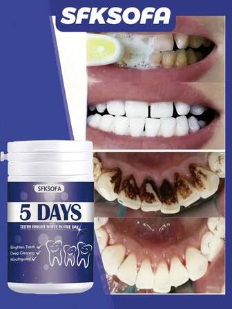 5天亮牙计划！牙粉三效合一，清新口气