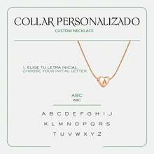 Clepsidra ®   Collares para mujer, collar inicial de Acero Inoxidable para uso diario. Cadenas para mujer resistente y elegante. Regalos y joyeria para mujer ideales para cumpleaños y bodas. Joyería, regalo - X - Ver 11