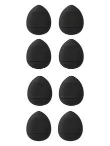 4 Borlas de Pó Triangulares (Para Fixação de Pó Solto) + 8 Borlas de Pó para Dedo (Para Maquiagem de Corretivo Facial) Ferramentas de Maquiagem Leves e Portáteis para Uso Diário de Iniciantes, Baratas, Enfeites de Meia, Maquiagem, Ferramentas de Maquiagem, Coisas Baratas, Presentes, Presentes para Mulheres, Presentes de Natal