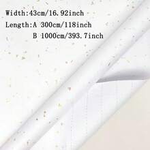 Rolă de hârtie de împachetat, hârtie de împachetat pentru nuntă, hârtie de împachetat kraft mată cu fulgi de folie argintie și aurie, perfectă pentru nunți, sezonul absolvirilor, zile de naștere, buchete DIY, hârtie de împachetat cadouri de Crăciun cu textură metalică, umplutură pentru cutii de cadouri, hârtie decorativă DIY cu elemente de Crăciun pentru accesorii, model de culoare solidă, hârtie de împachetat mată, decorațiuni de Halloween și Ziua Recunoștinței, toamnă, iarnă (auriu negru)