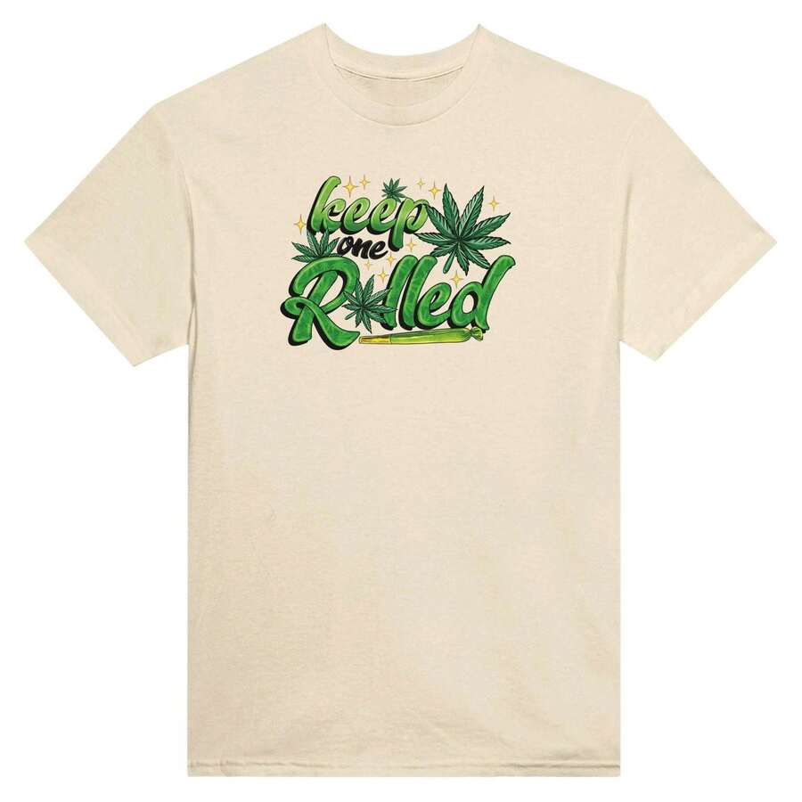 Keep One 100% Cotton Rolled T-Shirt - Black - View 1