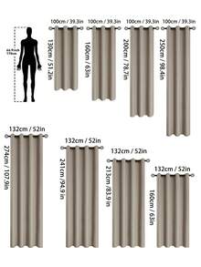 لوحة ستارة معتمة بطانة عازلة للحرارة، مناسبة للغرفة المعيشية والنوم والمطبخ والحمام، ديكور المنزل