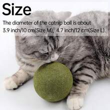 Giant Cat Catnip Ball, Jumbo Cat Catnip Toy | Indoor Licking Cat Chewing Toy Ball - Multicolor - View 5