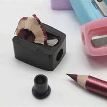 Black Beauty Eyebrow Pencil With Comb And Sharpener, Cosmetics Sharpener, Makeup And Accessories