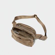 Everywhere - Rionera para mujer, 5 bolsillos con cierre de nailon, Gris marrn - Gris marrón - Ver 5