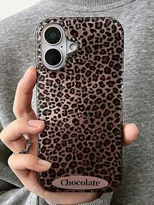 Luxury Cute Leopard Print Ombre Phone Case Compatible With IPhone 17 Pro Max 17 Pro 17 Air 16 15 14 Plus 13 12 11 Pro Max Glacier Pattern Gradient Shockproof Cover Shell - Small Leopard Print - View 3
