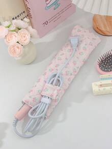 1 件/套 全身碎花绗缝吹风机收纳袋 网眼口袋设计 内有卷发棒收纳袋 发夹收纳袋 化妆包 化妆包套装 珠宝收纳袋 多功能收纳袋 吹风机支架 美发工具包套装 旅行便携收纳袋 适用于卷发工具（卷发棒、吹风机）、发夹、直发器，非常适合居家和旅行、旅行必需品、邮轮必需品、伴娘礼物、妈妈礼物 - 彩色 - 查看 9