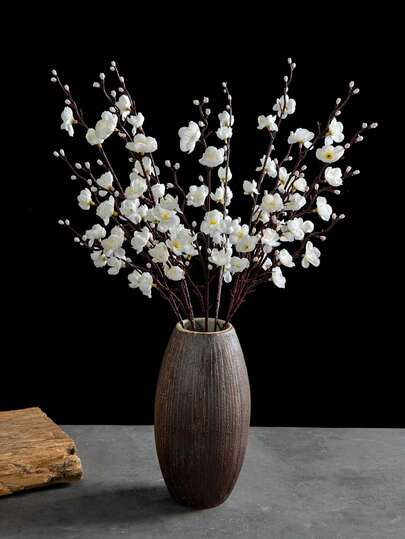 1/3/6/10 قطعة/مجموعة من أزهار الكرز الصناعية الواقعية - أغصان حرير ذات سيقان طويلة للترتيبات DIY والمراكز والديكور المنزلي - مثالية للأعراس والخطوبة والاحتفالات الداخلية/الخارجية، اكسسوارات باقات الزهور، أواني الزهور، ديكور المنزل