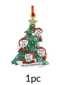 Đồ trang trí Giáng sinh theo yêu cầu, Đồ trang trí cây thông Noel cá nhân hóa, Đồ trang trí tùy chỉnh 2-7 tên, Đồ trang trí Giáng sinh có thể tùy chỉnh chữ, Đồ trang trí tự làm, Giáng sinh, Trang trí phòng khách, Ngoài trời, Sân vườn, Mặt dây chuyền người tuyết cây thông, Quà lưu niệm, Trang trí phòng, Mẹ, Cha, Gia đình - Phong cách B - Xem 12