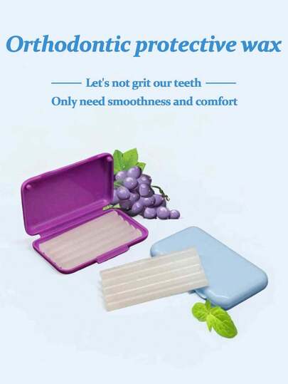 适合正畸牙套佩戴者，由材料制成，提供防磨口和缓解牙龈刺激，简约便携设计，正畸牙套蜡是日常生活中佩戴牙套的理想选择