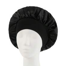 1 pieza/2 piezas/3 piezas Gorro de satén de borde ancho y alta elasticidad para mujeres, belleza, cuidado del cabello, posparto, quimioterapia