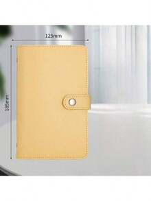 1pc Envelope Office Savings Challenge Loose-Leaf Binder, Money Saving Loose-Leaf Binder, Multifunctional Portable Storage Box. Cash Deposit Book Storage Challenge Book, High-Quality PU Leather, Fixed Internal Pages, Can Store Photos, Stamps, Cash, Bank Cards, Large Capacity, Convenient Storage - Multicolor - View 7