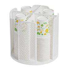 4-Fach Weihnachts-Tassen und Deckel Organizer, drehbarer Kaffeetassen Halter, geeignet für Badezimmer, Esszimmer, Lounge, Kaffeestation, Bar, Buffet, Schrank, Theke - Verschiedenfarbig - Übersicht 17