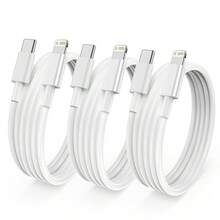 Cable de carga rápida PD de 3,3 pies/100 cm, 30 W, compatible con transferencia de datos para iPhone 14 13 12 Pro Max Plus