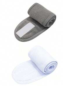 1 pezzo/2 pezzi/3 pezzi Fascia regolabile per spa e trucco da donna, adatta per il lavaggio del viso, accessorio morbido per asciugamano e acconciatura, accessori per la cura della pelle, bellezza, prodotti per la cura della pelle, spa, cura di sé, strumenti per la cura della pelle, cura del viso, forniture per estetista, pelle, detergente viso, trattamento viso