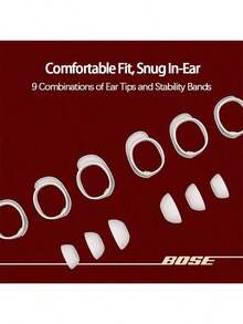Bose Great Shark 4th Generation QC Noise Cancelling Earbuds, True Wireless Bluetooth Headphones, Intelligent In-Ear Sound Field Calibration Technology, Waterproof And Sweatproof, Suitable For Sports, High-Performance Audio Experience, Plum Purple