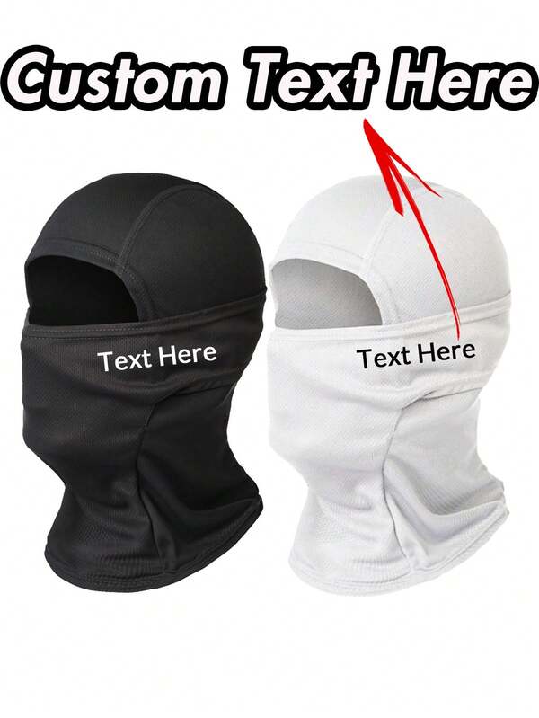 Customized Ski Mask, Unique Design Logo Customized Balaclava Mask For Outdoor Sports Cycling