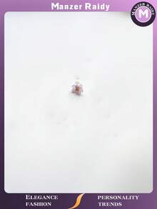 1/10/20 件水晶花发夹，夏季海滩辫子发饰，女士日常或学校佩戴，派对造型 - 紫色 - 查看 14