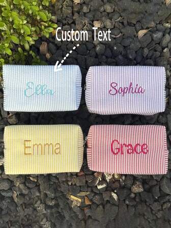 1pc Travel Cosmetic Bag Large Capacity Cosmetic Bag ,Makeup Bag Makeup Pouch Skincare Bag Toiletry Bag Packing Cubes,Travel Essentials Cruise Essentials Dorm Essentials,Wedding Bridesmaid Gifts,Mom Gifts,Birthday Gifts,Gifts For Friends And Teachers,Home Decor,Bedroom Decor,Jewelry Organizer,Lip Oil Organizer,Nail Polish Organizer For Mother's Day Gift ,Wedding Party Gift