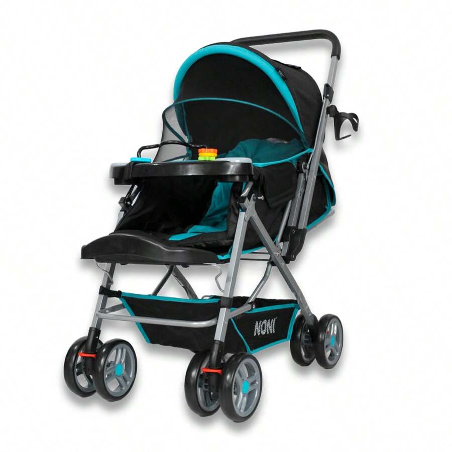 Carriola De Paseo Mango Reversible Con Juguetero, Noni 555 A - Azul - Ver 1