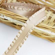 1 pièce Ruban satin, 2,2 cm x 5 yards, emballage de gâteau, emballage de fleurs pour cadeaux, ruban en polyester pour ourlet de robe, nœud fait main, accessoire pour cheveux, accessoire vestimentaire, ruban à volants, décoration de mariage, DIY fait main, coiffe, broche