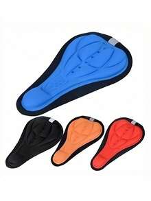 1pc Breathable Bicycle Seat Cover, Mountain Bike 3D Padded Saddle Cover, Comfortable And Non-Slip For Cycling, Suitable For Various Riding Sports, Daily Commute And Long-Distance Cycling
