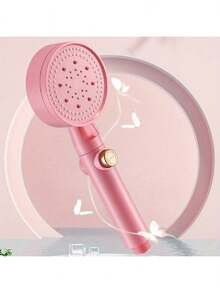 1 peça/3 peças Conjunto de Chuveiro de Alta Pressão com Mangueira e Suporte, Combo de Chuveiro de Chuva de Alta Pressão, Chuveiro Manual Economizador de Água, 6 L/min para Pele e Cabelo Secos, Acessórios de Banheiro, Experiência de Banho, Adequado para Casa, Hotel, Trailer