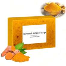 Lemon Turmeric Kojic Soap,Alcohol-Soothing Soap! Richly Foaming Handmade Soap, With Turmeric Essential Oil To Nurture And Protect The Skin Barrier