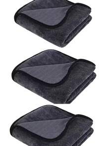 1pc/2pcs/3pcs/6pcs/9pcs/12pcs New Bestselling Double-Layer Thickened Braided Car Wash Towel, Absorbent Microfiber Cloth, No Trace Left - Multicolor - View 11