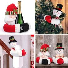 Clips de Cortina de Navidad, Juego de 2 Piezas, Forma de Muñde Nieve, Usados para Clips de Cortina, Clips de Ventana, Decoraciones de Botellas de Vino, Decoraciones de Navidad, Decoraciones para el Hogar y Fiestas - 1 - Ver 6