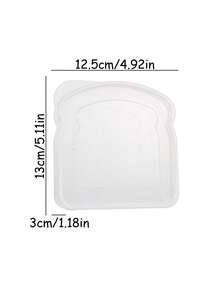 1PC/4PCSHộp cơm bento, Hộp đựng bánh mì sandwich, Hộp đựng thức ăn trưa bằng nhựa hình bánh mì nướng, Hộp đựng bánh mì sandwich có nắp, Có thể tái sử dụng, Dùng được trong lò vi sóng và máy rửa chén, Thích hợp cho gia đình hoặc người lớn, Đồ dùng nhà bếp, Hình dạng dễ thương và nhiều màu sắc, Thích hợp cho các bữa tiệc và dã ngoại ngoài trời - Nhiều màu - Xem 12