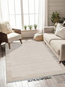 Thảm trang trí phòng khách tối giản màu be, chất liệu vải nhung mềm mại, dễ bảo quản, mặt sau chống trơn trượt, có thể giặt máy, phù hợp cho hành lang, phòng ngủ, nhà bếp, phòng ăn, văn phòng, trang trí phòng và làm thảm chùi chân, thích hợp cho mùa xuân, hè, thu và đông. - Màu be - Xem 13