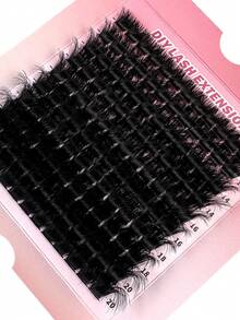 200D/160D/120D/100D/80D/60D Mink Lashes 200pcs/180pcs/160pcs/140pcs/120pcs Faux Mink False Eyelashes 8D Luxury Fluffy DIY Cluster Lashes - 12-20mm Mixed Length Eyelash Extension 0.07mm Russian D Curl Thick And Reusable Dramatic Lashes, Easy For Beginners, Suitable For Daily, Party, Stage, Night Out, Ideal Gift For Mother's Day, Easter, Valentine's Day, Music Festival, Christmas, Christmas Eve, Thanksgiving - D - 查看 3