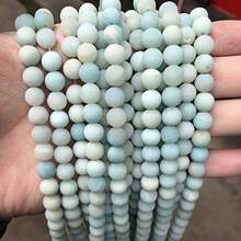 15 Inches 4/6/8/10mm Natural Amazonite Round Beads, Healing Stone To Enhance Courage And Communication, For DIY Jewelry Making/Bracelets/Necklaces And Handicraft Accessories - Multicolor - View 9
