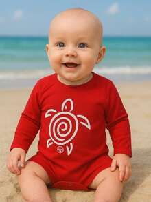 BABY BODYSUIT UV50+ PROTECTION - Rojo - Ver 4