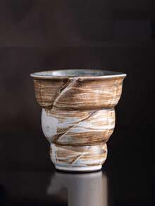 1pc 240ml Ceramic Reactive Glaze Coffee Mug, Household Water Cup, Beverage Cup, Cola Cup, Wine Glass, Couple Cup, Creative Reactive Glaze Ceramic Cup, Retro Ceramic Mug, Reactive Glaze Mug, Coffee Cup, Water Cup, Hanging Ear Coffee Cup, Latte Art Cup, Couple Cup, Ceramic Cup - Multicolor - View 14