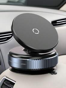 360° Adjustable Vacuum Magnetic Cell Phone Holder For Car/Gym/Mirror/Smooth Surface Hands-Free Suction Cup Cell Phone Holder, Compatible With All Smart Phones