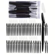 5/10/20/30pcs Stainless Steel Eyebrow Razors, Unisex Facial Hair Removal Grooming Tools, Eyebrow Shaver, Facial Depilation Razor