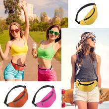 Rionera de nen de los aos 80 bolsas de cintura ajustables de nen de tela Oxford para entrenamiento, viajes, correr, cintura con cierre para fiestas de rave al aire ltima intervensin, mujeres, hombres, 14 colores, Colores brillantes, Large - Colores brillantes - Ver 5