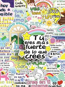 50 Stücke Spanien inspirierte ästhetische Aufkleber-Pack, süße Cartoon Belohnungs-Aufkleber, motivierende Aufkleber, wasserfeste Vinyl-Aufkleber in Großpackung für Wasserflasche, Skateboard, Gepäck, Laptops, Stoßstange, Themen-Party Zubehör